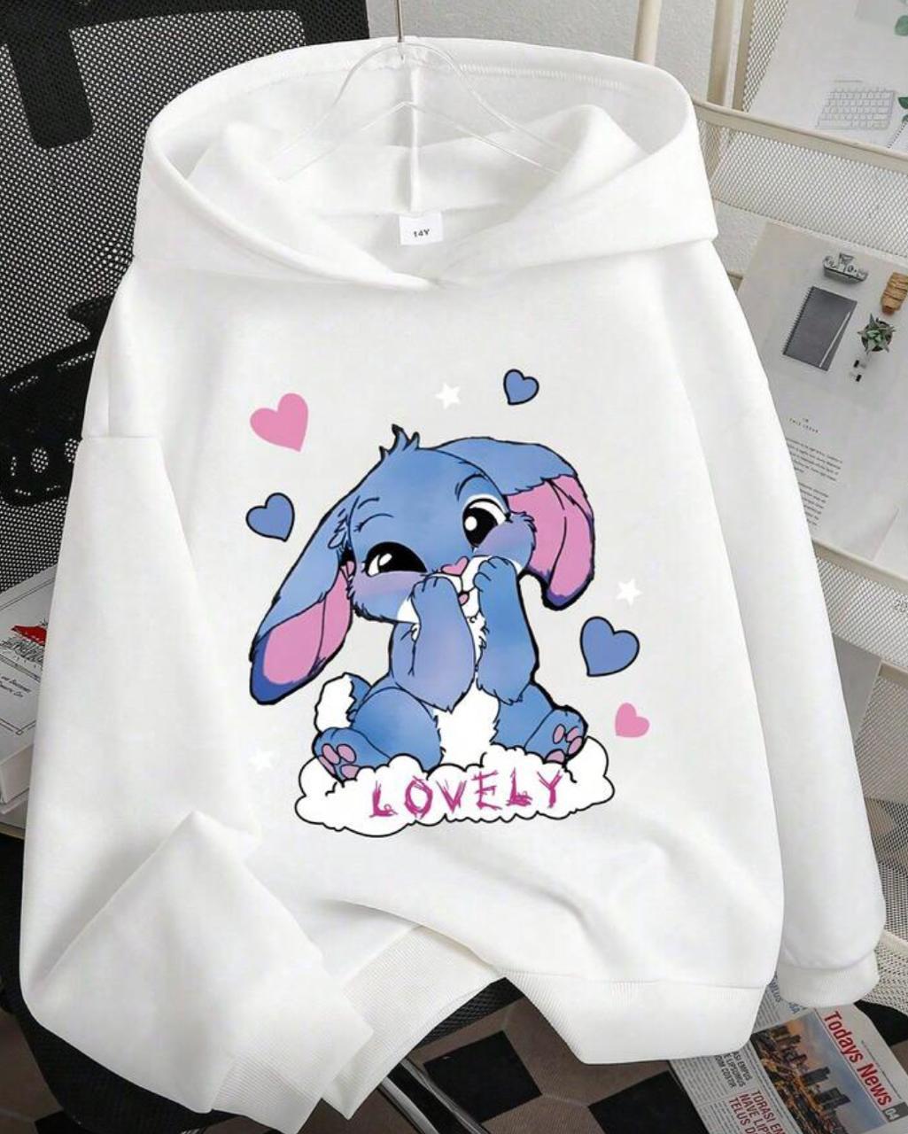 Hoodie With Lovely Print
