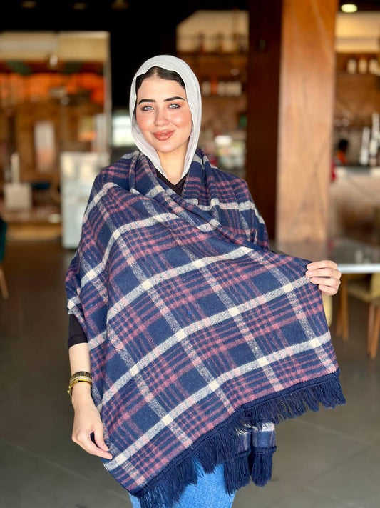 شال نسائي كحلي