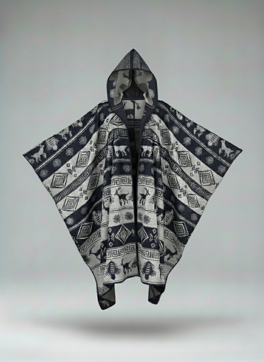 (شال جوخ (رمادي * كحلي