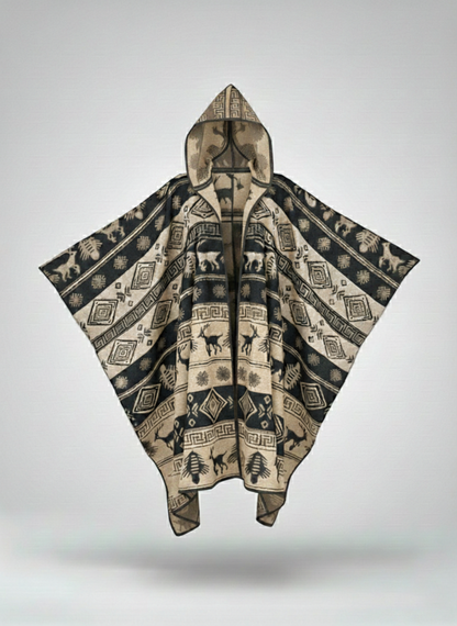 (شال جوخ (بيج * اسود