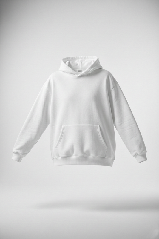 هودي اوفر سايز (أبيض)