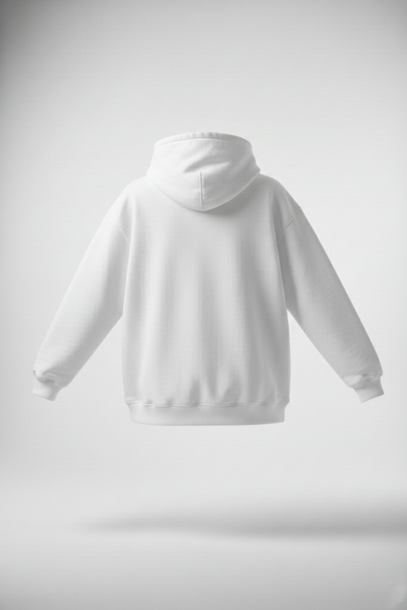 هودي اوفر سايز (أبيض)
