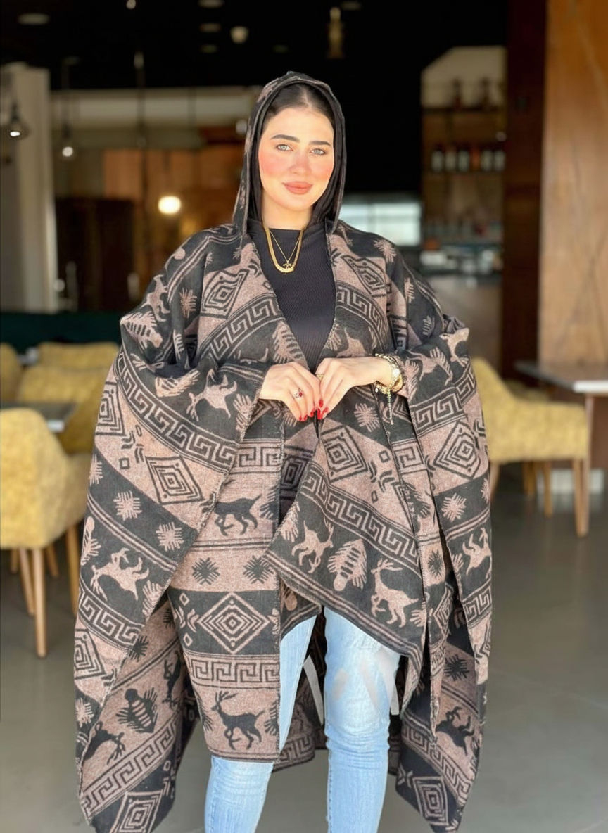 (شال جوخ (بني * اسود