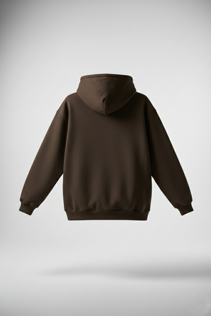 هودي اوفر سايز (بني غامق)