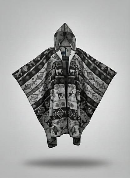 (شال جوخ (رمادي * اسود