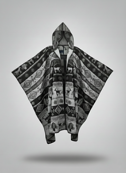 (شال جوخ (رمادي * اسود