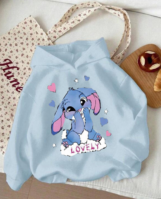 Hoodie With Lovely Print